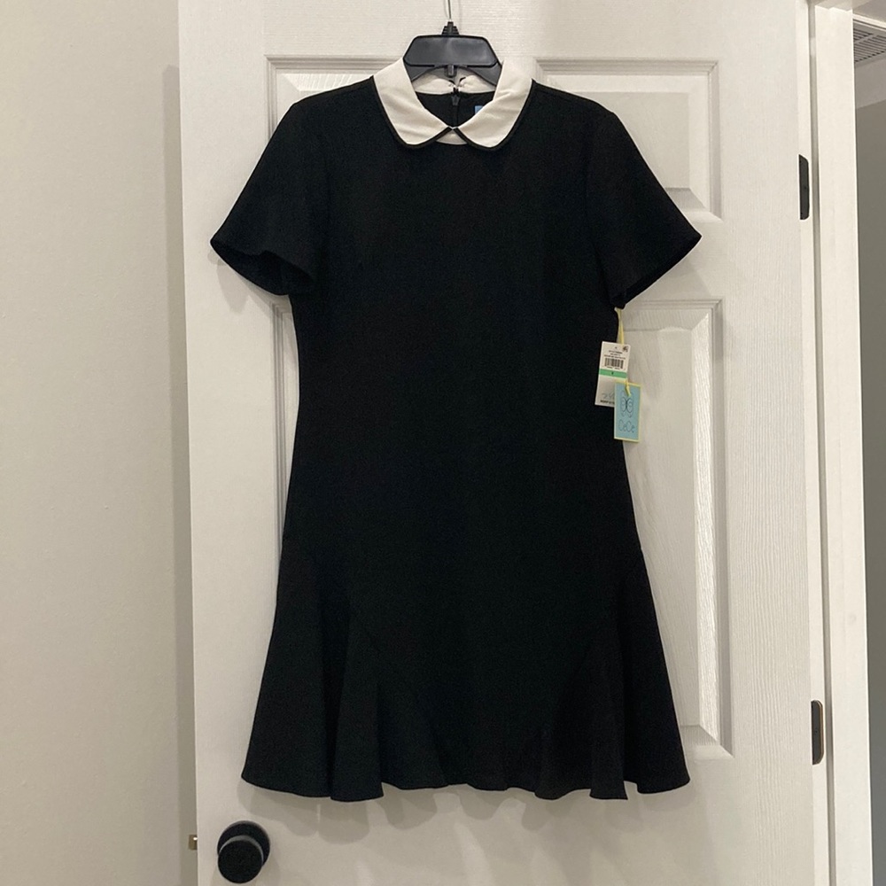 LBD with white collar